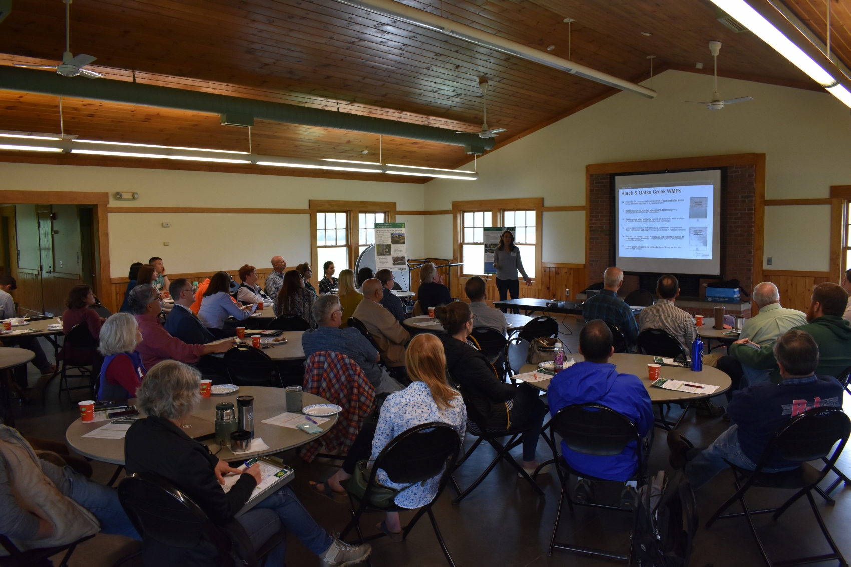 Shannon Dougherty, NY DEC, presenting on Green Infrastructure