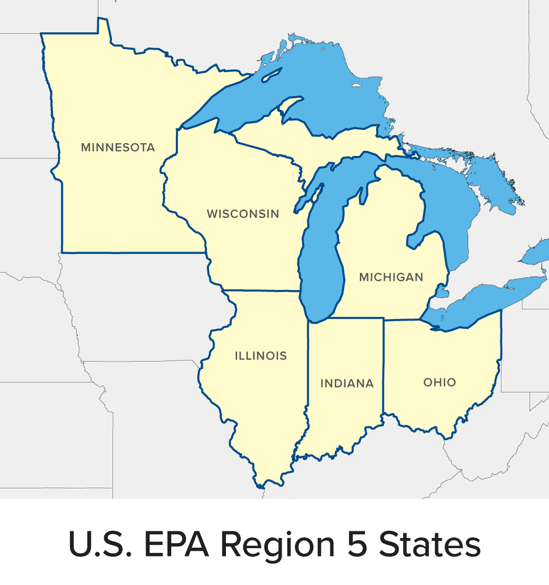 Epa Region 5 Map 20170619 Great Lakes Commission